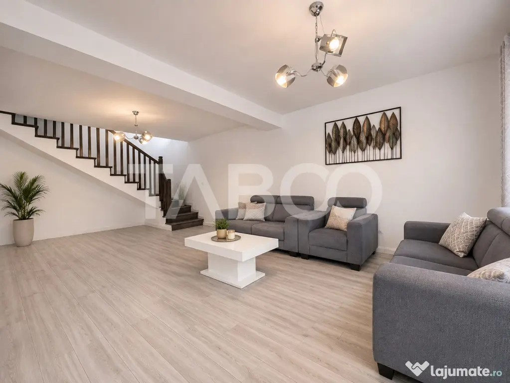 Casa spatioasa de inchiriat 5 camere 2 bai 2 locuri parcare - Sibiu (Sibiu)
