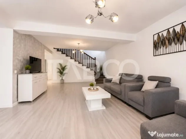 Casa spatioasa de inchiriat 5 camere 2 bai 2 locuri parcare - Sibiu (Sibiu)