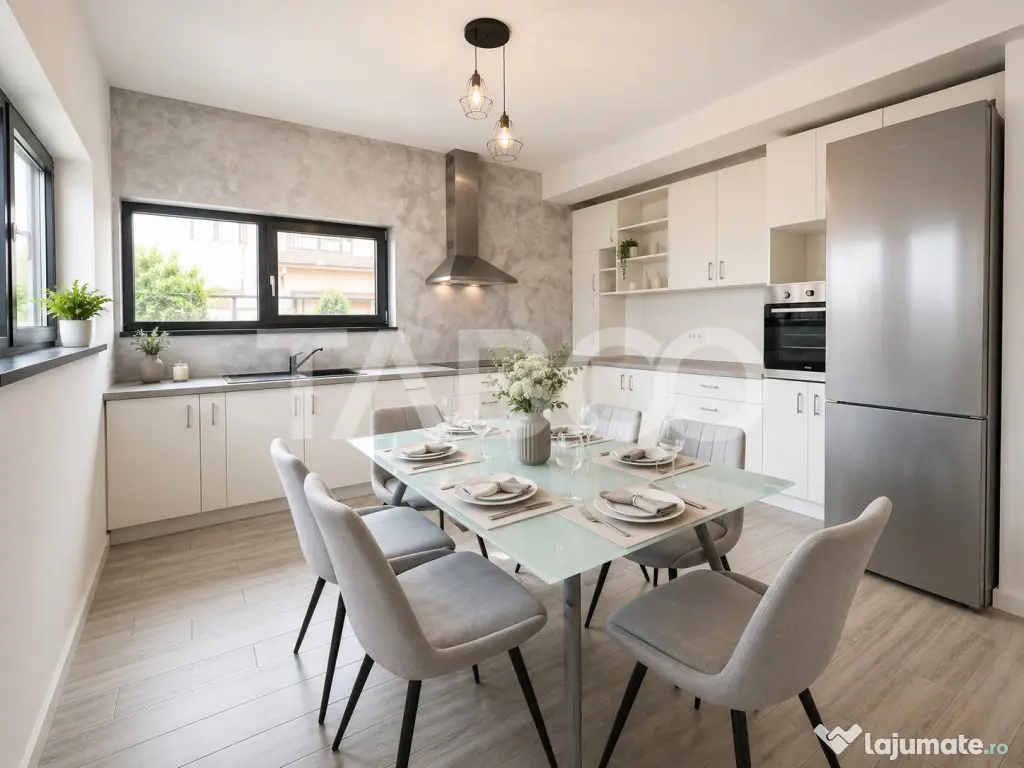 Casa spatioasa de inchiriat 5 camere 2 bai 2 locuri parcare - Sibiu (Sibiu)