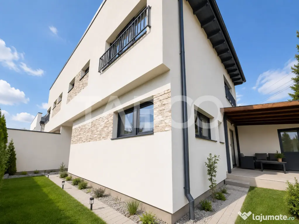 Casa spatioasa de inchiriat 5 camere 2 bai 2 locuri parcare - Sibiu (Sibiu)