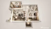 Apartament spatios 2 camere decomandate - pivnita -parcare - 