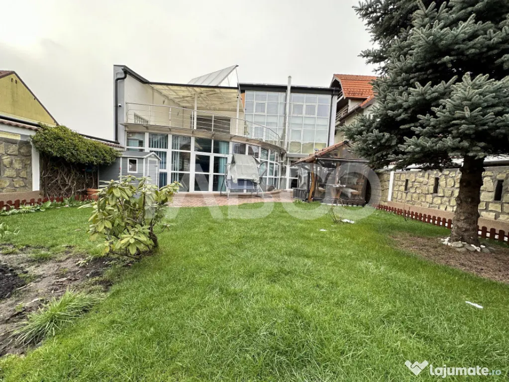 Casa tip californian cu crama piscina sauna garaj teren libe - Sibiu (Sibiu)