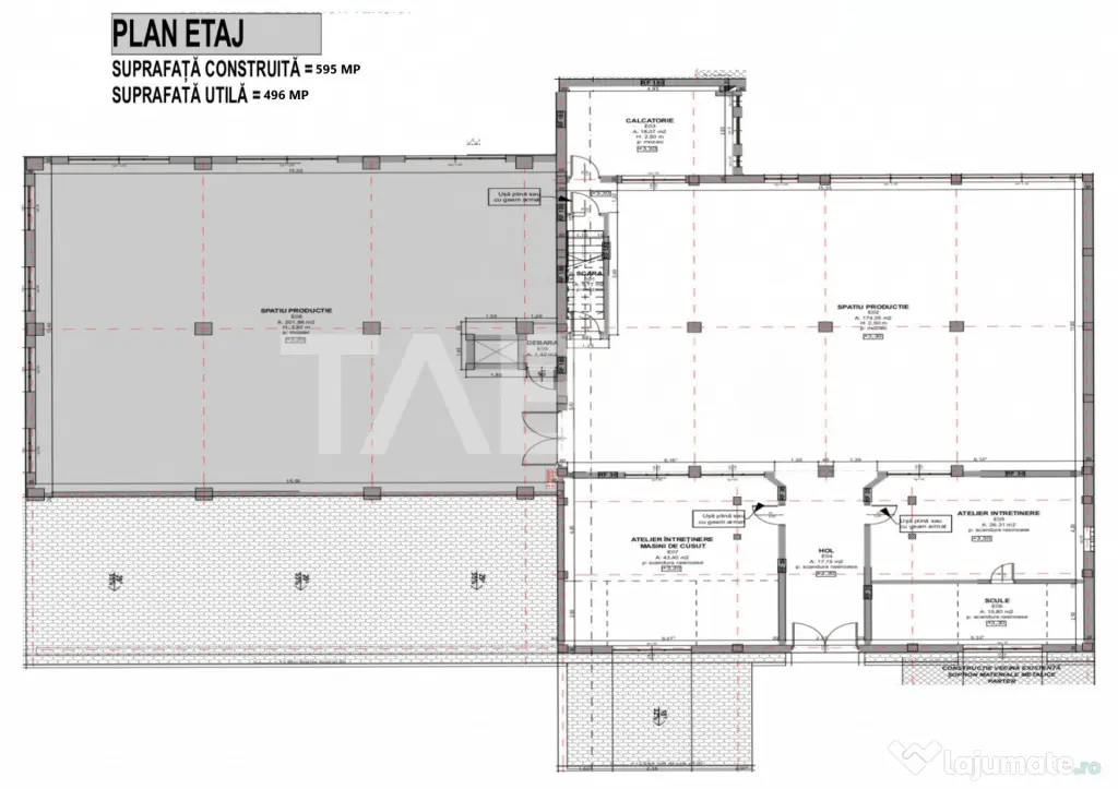 Hala de vanzare 1520 mp utili in zona Turnisor din Sibiu - Sibiu (Sibiu)