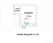 Spațiu comercial de închiriat în Brașovul Vechi strada Nicopole nr. 24 