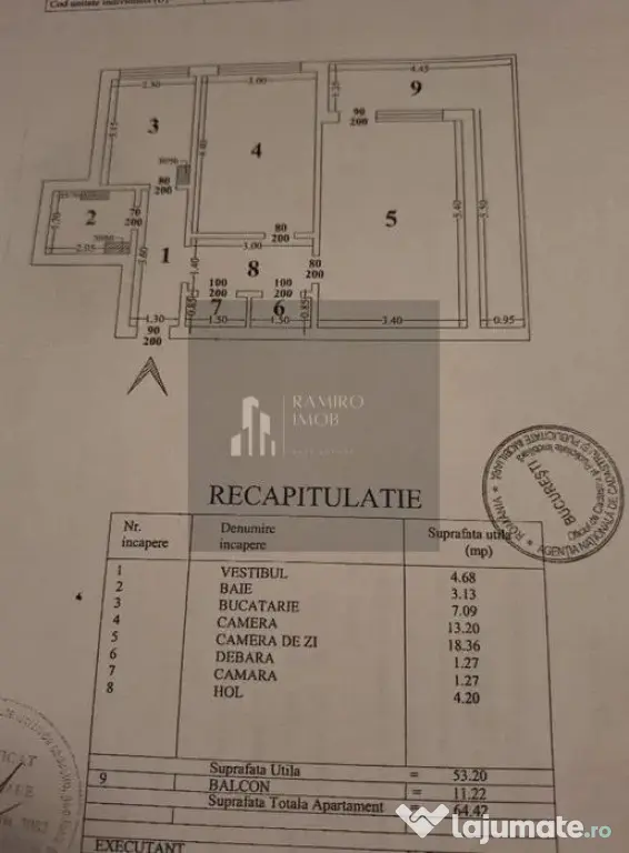 Apartament 2 camere | 65 mp | 5 minute de metrou | Potențial excele - Bucuresti (Bucuresti-Ilfov)