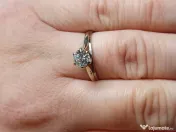 Inel logodna solitaire 18k diamant natural urias 0,74ct VS – H 