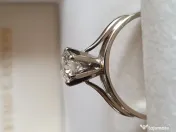 Inel logodna solitaire 18k diamant natural urias 0,74ct VS – H 