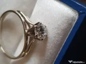 Inel logodna solitaire 18k diamant natural urias 0,74ct VS – H 