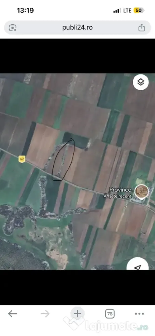 Vând Teren comuna Pischia sat Bececu de jos