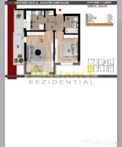 Apartament 2 camere |57 mp +balcon 9 mp | Metrou Berceni 
