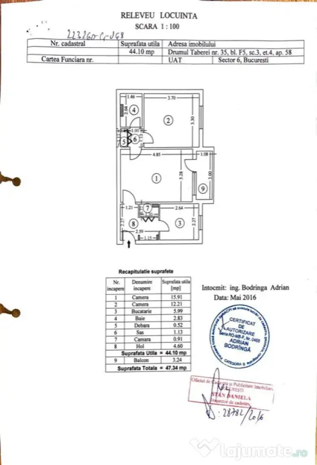 Apartament 2 camere renovat Drumul Taberei - Bucuresti (Bucuresti-Ilfov)