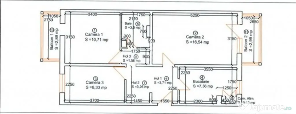 Apartament 3 camere de vanzare, Boxa, Zona Lipovei, Timisoara - Timisoara (Timis)