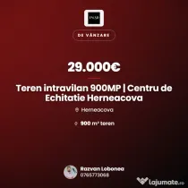 Teren intravilan 900 MP | Centru de Echitatie Herneacova
