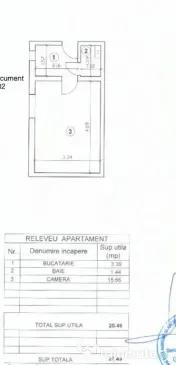 Titan, metrou și parcul IOR, garsonieră în bloc reabilitat