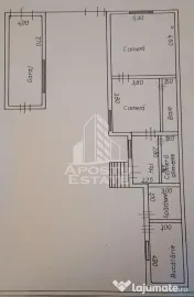 Casa cu garaj de vanzare, teren 739mp, zona Modern Lorena - Timisoara 