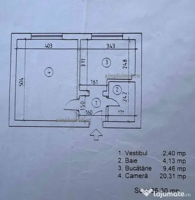 Garsoniera Spatioasa C-tin Brancoeanu - Bucuresti (Bucuresti-Ilfov)