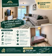 Apartament Modern cu 2 Camere și Terasă – Sopor | Gheorg
