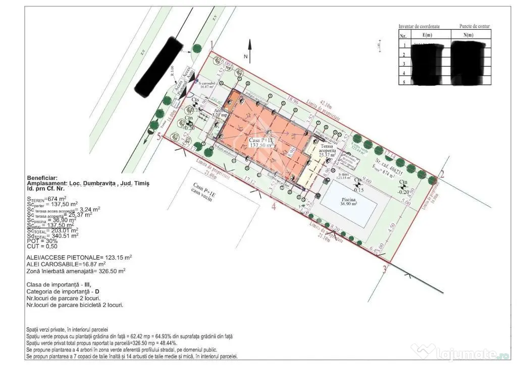 Teren intravilan 674 mp| Utilități I zona premium Dumbrăvița - Dumbravita (Timis)