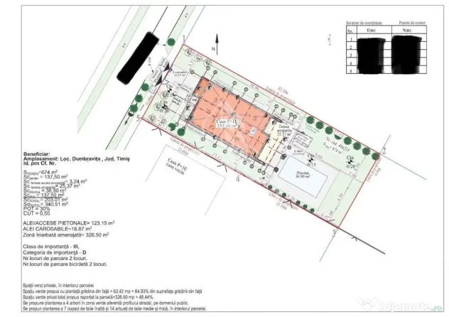 Teren intravilan 674 mp| Utilități I zona premium Dumbrăvița - Dumbravita (Timis)
