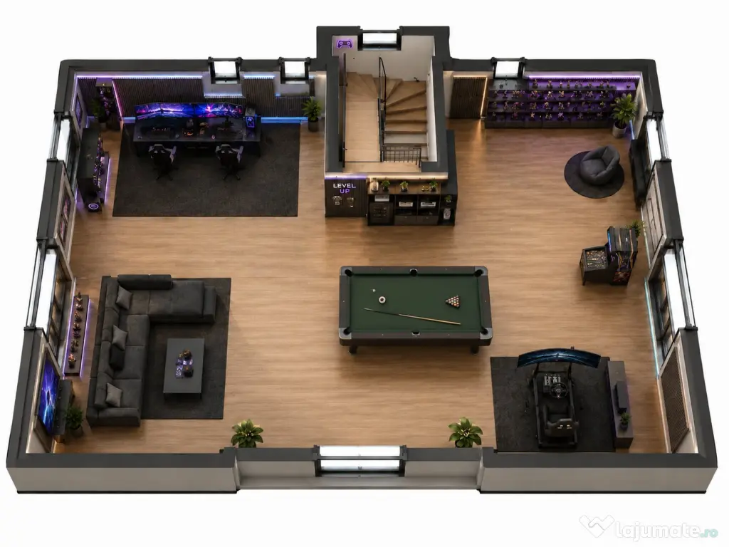 Casa individuala spatiu LUX D+P+E+M -300 mp utili-teren 620 mp-Garaj-DEMISOL Cluj