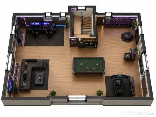 Casa individuala spatiu LUX D+P+E+M -300 mp utili-teren 620 mp-Garaj-DEMISOL Cluj
