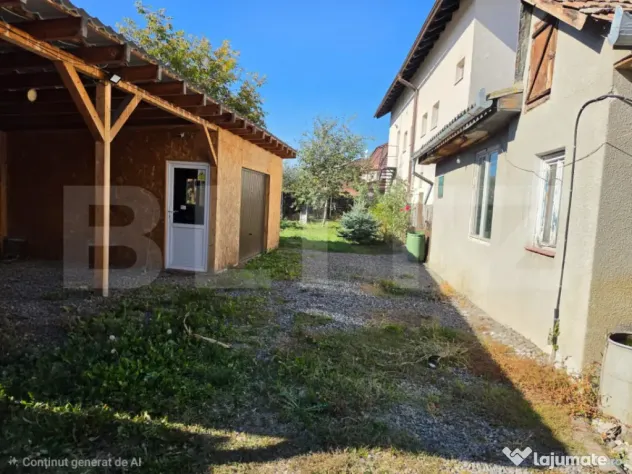 Casa 2 camere + garaj si dependinte - Teren 483mp - zona cen - Cristesti (Mures)