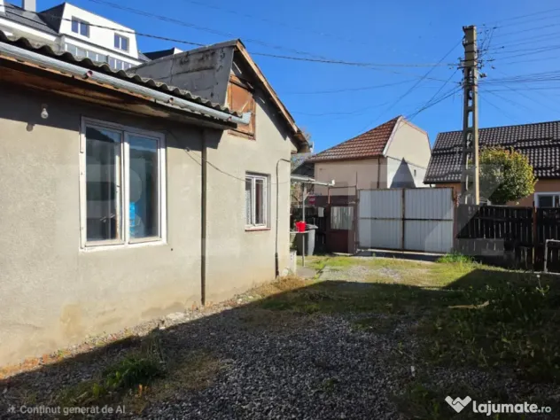 Casa 2 camere + garaj si dependinte - Teren 483mp - zona cen - Cristesti (Mures)