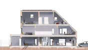 Duplex P+1E cu supanta, model deosebit, 4 camere, 4 bai - Du 