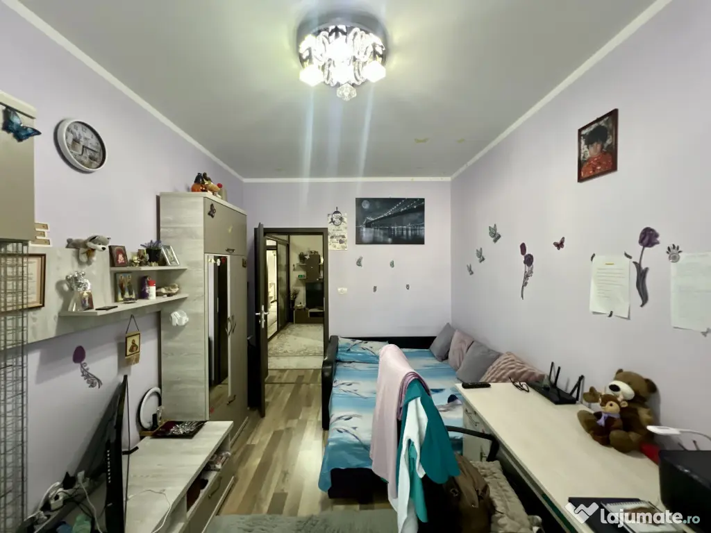 Apartament modern, 3 camere, decomandat, 61 mp utili, mobila - Giroc (Timis)