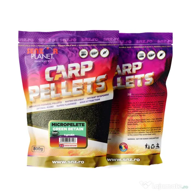 SENZOR PLANET MICROPELETE GREEN BETAIN 2mm 800g