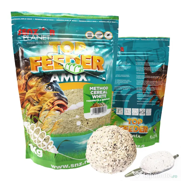 SENZOR PLANET TOP FEEDER AMIX METHOD CEREAL WHITE 1kg