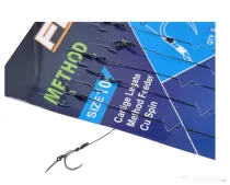 FL SET RIGURI FL METHOD FEEDER CU SPIN 7mm, CARLIG METHOD FARA BARBETA, 6buc Nr. 8