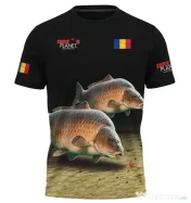 SENZOR PLANET TRICOU CARP FISHING SENZOR PLANET NEGRU S