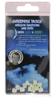 ENTERPRISE TACKLE SWEETCORN HAIR STOP NEON BLUE&GREEN 12buc.