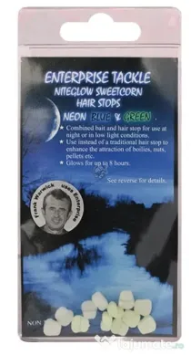 ENTERPRISE TACKLE SWEETCORN HAIR STOP  NEON BLUE&GREEN 12buc.