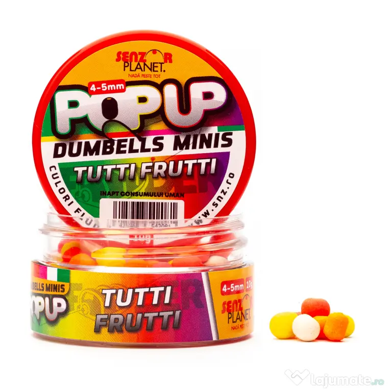SENZOR PLANET POP-UP DUMBELLS MINIS TUTTI FRUTTI 4-5mm 10g