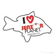 SENZOR PLANET STICKER AUTO I LOVE SENZOR 