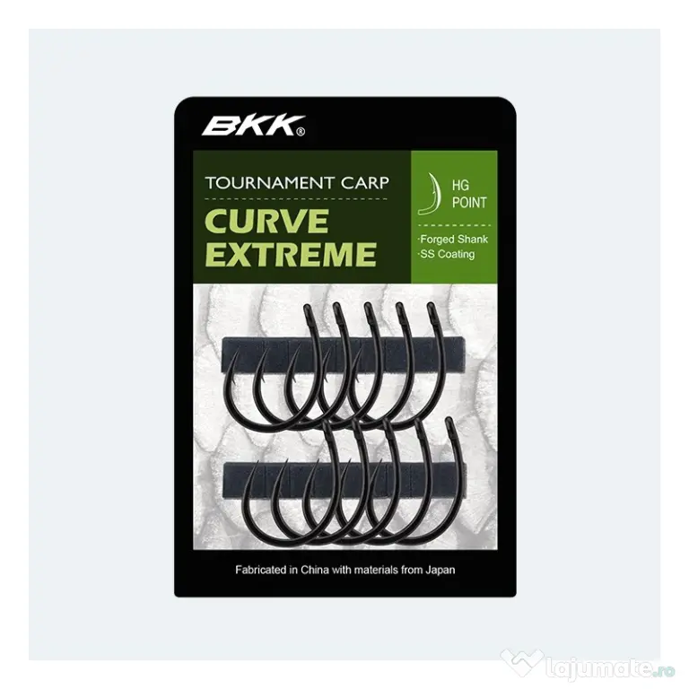 BKK CARLIGE BKK CURVE EXTREME TOURNAMENT CARP Nr 1 - 10 buc