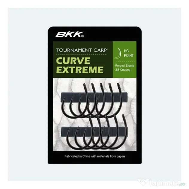 BKK CARLIGE BKK CURVE EXTREME TOURNAMENT CARP Nr 1 - 10 buc