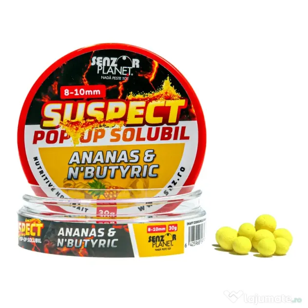 SENZOR PLANET SUSPECT POP-UP SOLUBIL ANANAS & N'BUTYRIC 8-10mm 30g