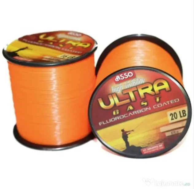 ASSO FIR MONOFILAMENT ASSO ULTRA CAST ORANGE, 1000m 0.22mm/7.60kg