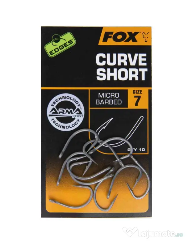 FOX CARLIGE FOX EDGES ARMAPOINT CURVE SHANK SHORT Nr 4