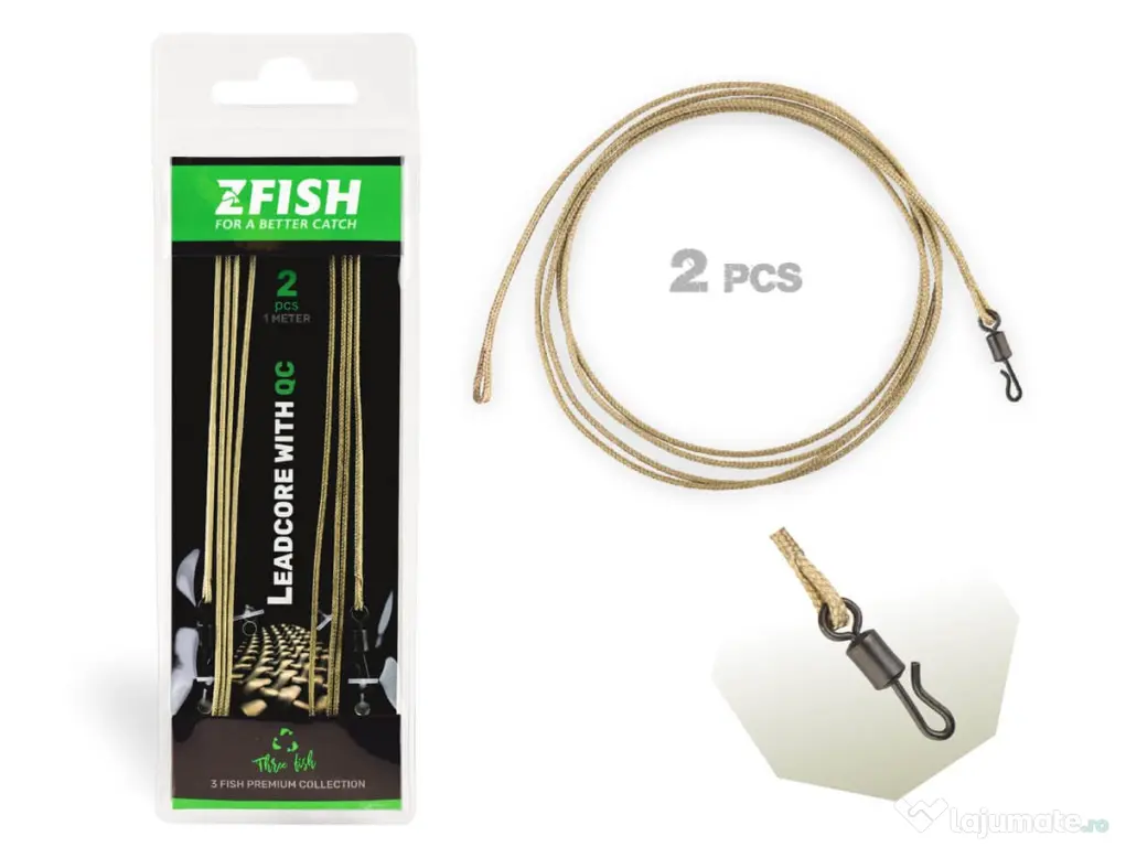 ZFISH KIT PLUMB PIERDUT LEADCORE ZFISH QC, 2buc