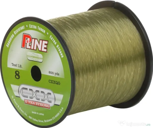 P-LINE FIR MONOFILAMENT P-LINE CXX X-STRONG MOSS GREEN,1000m 0.26mm/7.30kg