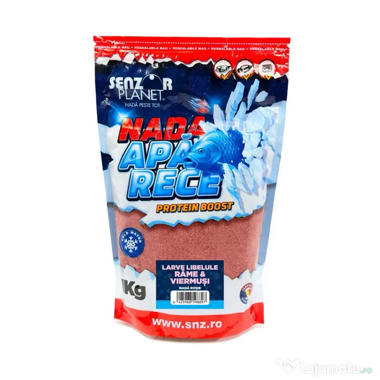 SENZOR PLANET NADA APA RECE LARVE LIBELULE & RAME & VIERMUSI 1kg