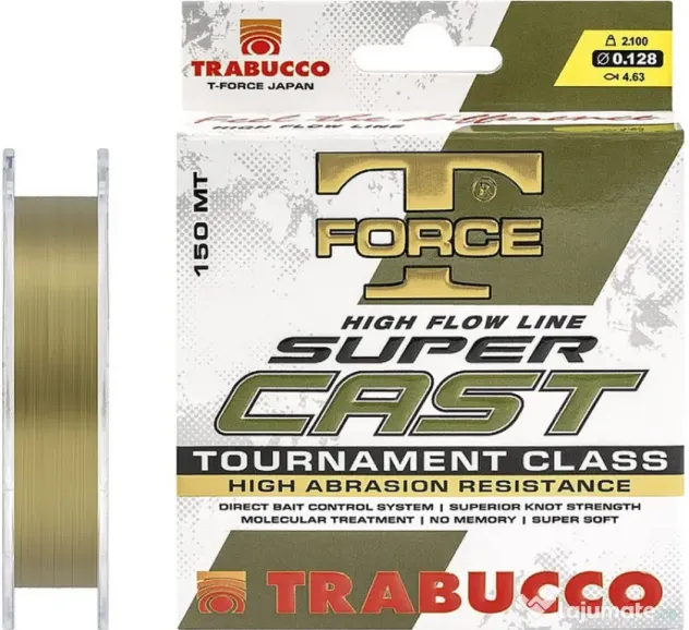 TRABUCCO FIR TRABUCCO NEW T-FORCE SUPER CAST, 150m 0.12mm/2.10kg