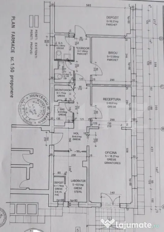 Spatiu comercial- farmacie , intrare din strada - Calea Flor - Cluj-Napoca (Cluj)