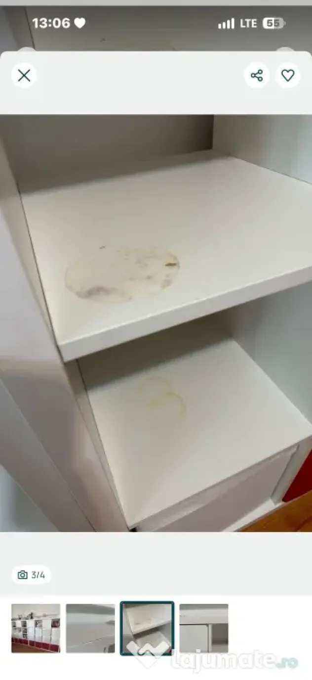 2 kallax Ikea albe +5usi +19cutii textile