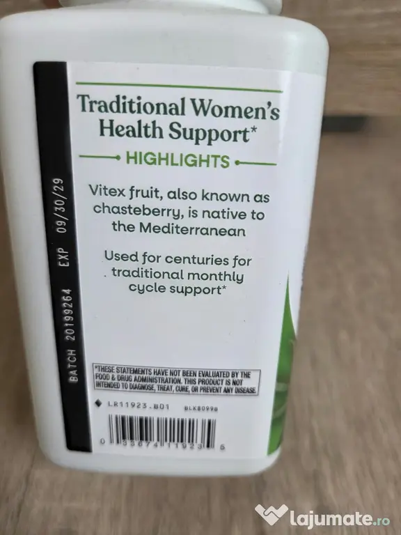 Supliment alimentar Vitex Fruit - 320 capsule