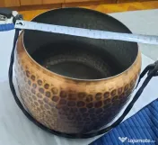 Ceaun mic oala din cupru 18 cm. inaltime 